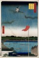 菰方堂と吾妻橋 1857年 歌川広重 浮世絵
